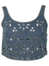 pinko top thora top μπλε ...