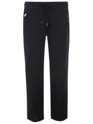 karl lagerfeld παντελονι chino λινο zip pockets μαυρο