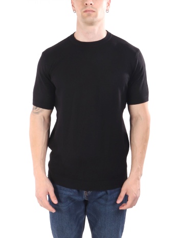 richmond x πλεκτο maldi crew neck μαυρο