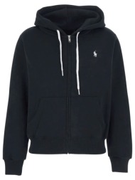 ralph lauren φουτερ ziphood classics logo μαυρο