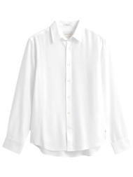 gant πουκαμισο regular fit λευκο
