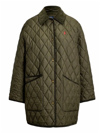 ralph lauren μπουφαν καπιτονε classics τσεπες χακι