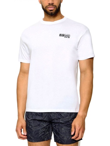 plein sport t-shirt basic λευκο