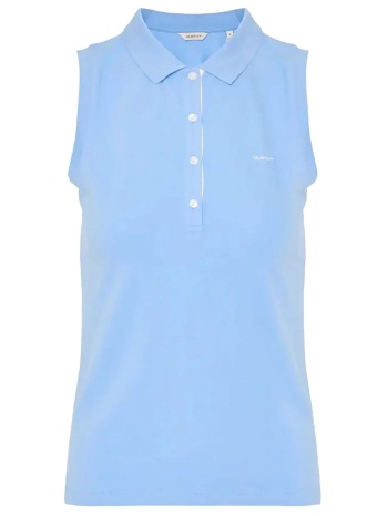 gant polo αμανικο pique contrast σιελ
