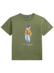 ralph lauren t-shirt classics logo χακι