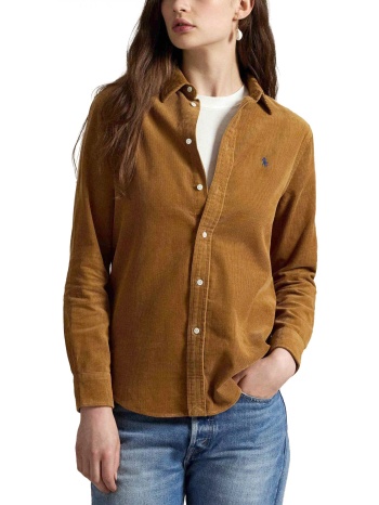 ralph lauren πουκαμισο κοτλε classics button front logo