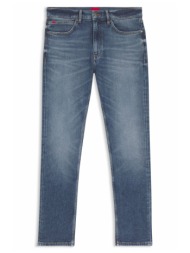 hugo παντελονι jeans 708 slim fit ανοιχτο μπλε