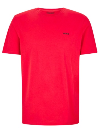 hugo t-shirt dero222 logo κοκκινο
