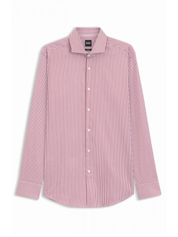 boss πουκαμισο ριγε slim fit easy iron h-hank-sp-c1-261