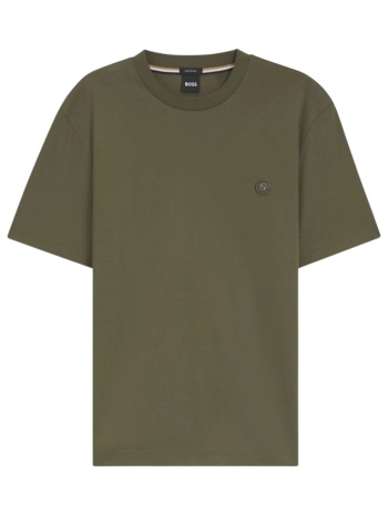 boss t-shirt c-taut-1 mercerised χακι