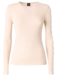 pinko πλεκτο copenaghen sweater δαντελα μπεζ