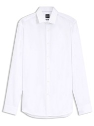 boss πουκαμισο slim fit h-hank-s-k-c1-263 λευκο