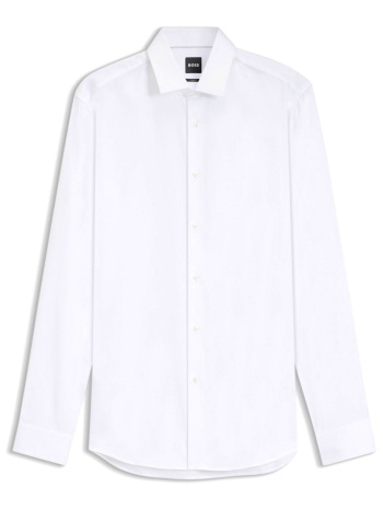 boss πουκαμισο slim fit h-hank-s-k-c1-263 λευκο