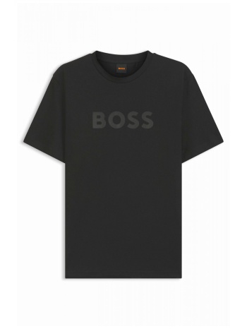 boss casual t-shirt te_logo μαυρο