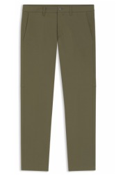 boss athleisure παντελονι chino slim fit t_commuter-slim χακι