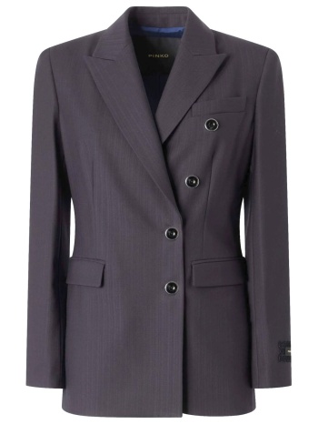 pinko σακακι new amalfi jacket σκουρο μπλε