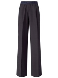 pinko παντελονι palazzo phaius trousers λαστιχο σκουρο μπλε