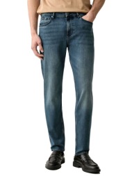 boss παντελονι jeans regular fit p-re.maine μπλε