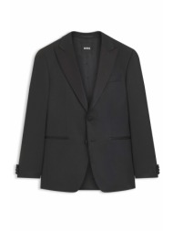 boss σακακι smokin super120 h-huge-tux-p-b1 slim fit μαυρο