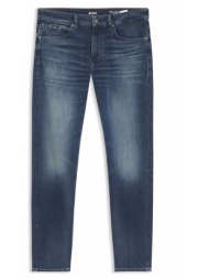 boss παντελονι jeans slim fit c-delaware μπλε
