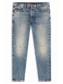 hugo παντελονι jeans 634 tapered fit ανοιχτο μπλε