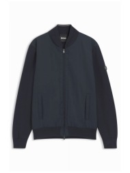 boss φουτερ fullzip c-levaio μπλε