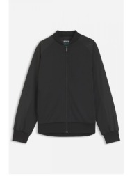 boss φουτερ fullzip c-skiles 180_am μαυρο