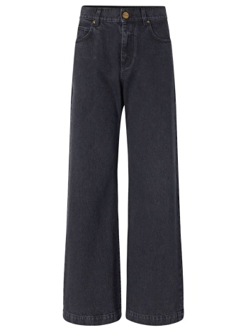 pinko παντελονι jeans wanda trousers σκουρο γκρι
