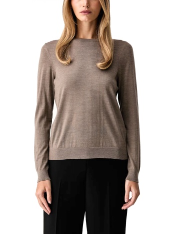 boss πλεκτο ferpina crewneck καφε