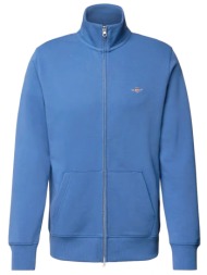 gant full zip regular fit shield sweat μπλε ρουα