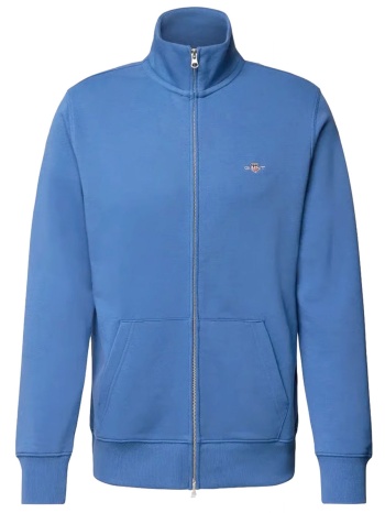 gant full zip regular fit shield sweat μπλε ρουα σε προσφορά