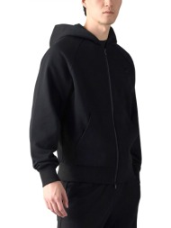 moose knuckles φουτερ ziphood logo μαυρο