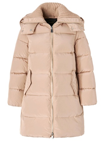 pinko μπουφαν dulcamara quilted jacket μπεζ