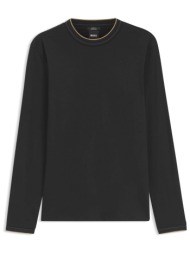 boss t-shirt h-tenison 195 μαυρο
