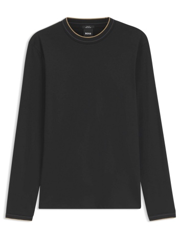 boss t-shirt h-tenison 195 μαυρο
