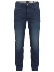 boss casual παντελονι jeans slim fit delaware bo μπλε