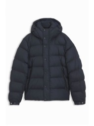 boss casual μπουφαν puffer hoodie omaris1 μπλε