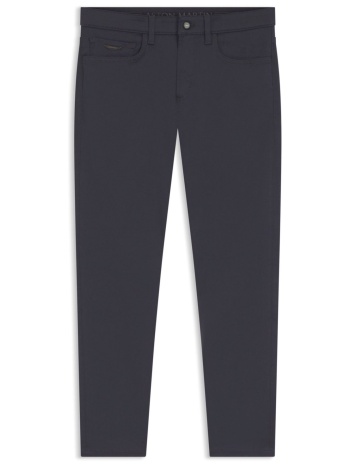 boss παντελονι jeans h-delaware_am slim fit μαυρο