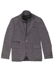karl lagerfeld σακακι μικροσχεδιο αποσπωμενος θωρακας jacket street ανθρακι