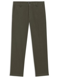 boss παντελονι chino straight fit c-kent-gw χακι