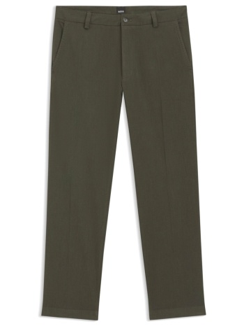 boss παντελονι chino straight fit c-kent-gw χακι