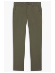boss casual παντελονι chino slim fit χακι