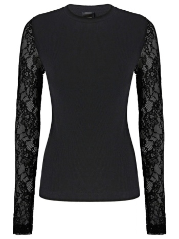 pinko μπλουζα fucecchio t-shirt μαυρο
