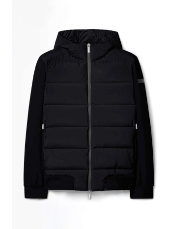 rrd μπουφαν φουσκωτο hoodie surflex μαυρο