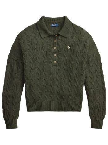 ralph lauren polo πλεκτο classics logo χακι
