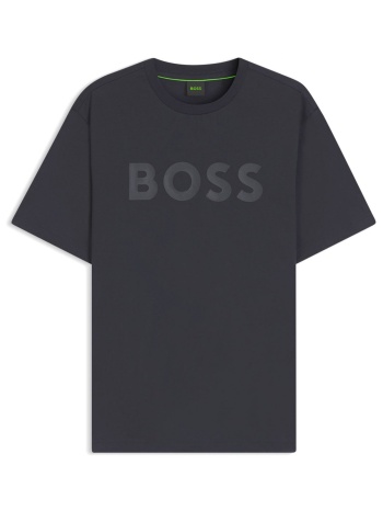 boss athleisure t-shirt ts_structure logo μπλε