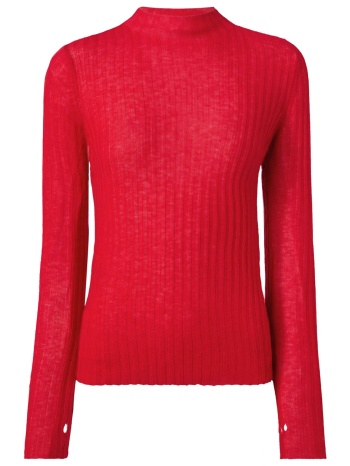 pinko πλεκτο μπλουζα muggito sweater κοκκινο