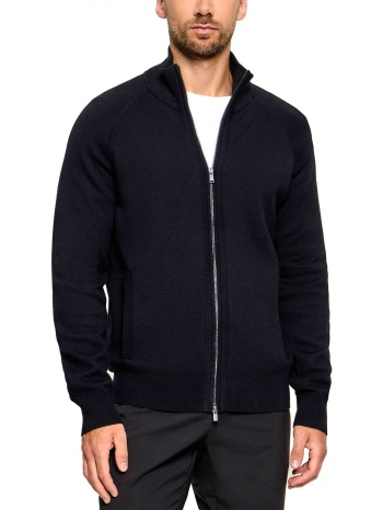 boss πλεκτο fullzip h-fabiano μαυρο
