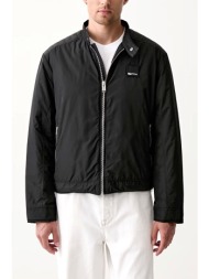karl lagerfeld jeans μπουφαν biker jacket regular fit μαυρο