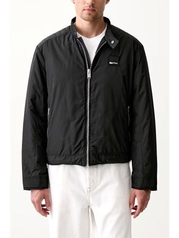 karl lagerfeld jeans μπουφαν biker jacket regular fit μαυρο